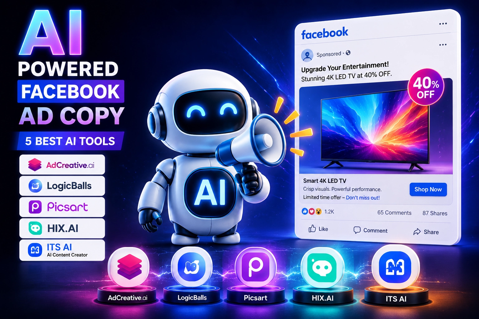 How To Write Facebook Ads Copy Using AI (5 Tools Tested)