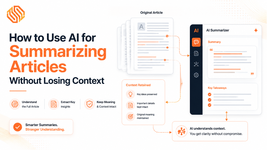 How to Use AI for Summarizing Articles Without Losing Context